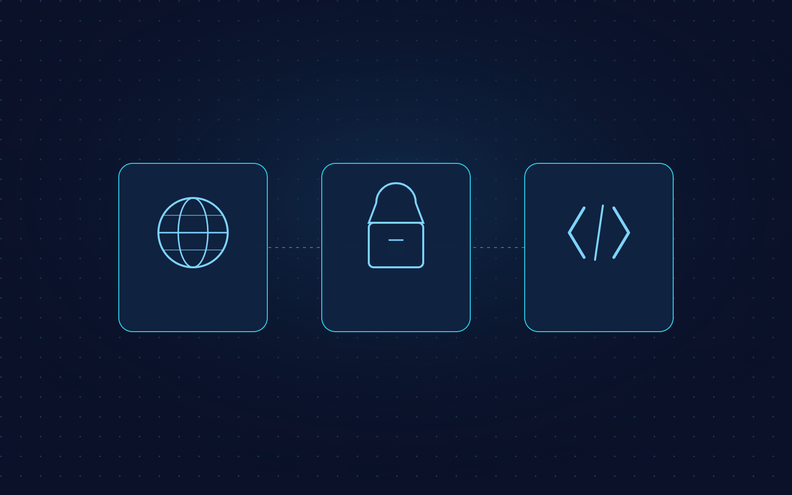 Abstract graphic representing choosing between WordPress, Shopify, and a custom build